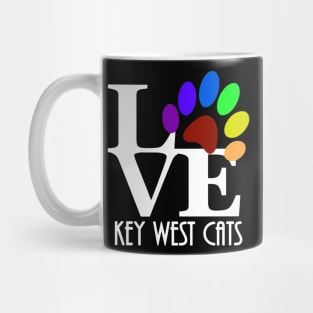 LOVE Key West Cats Mug